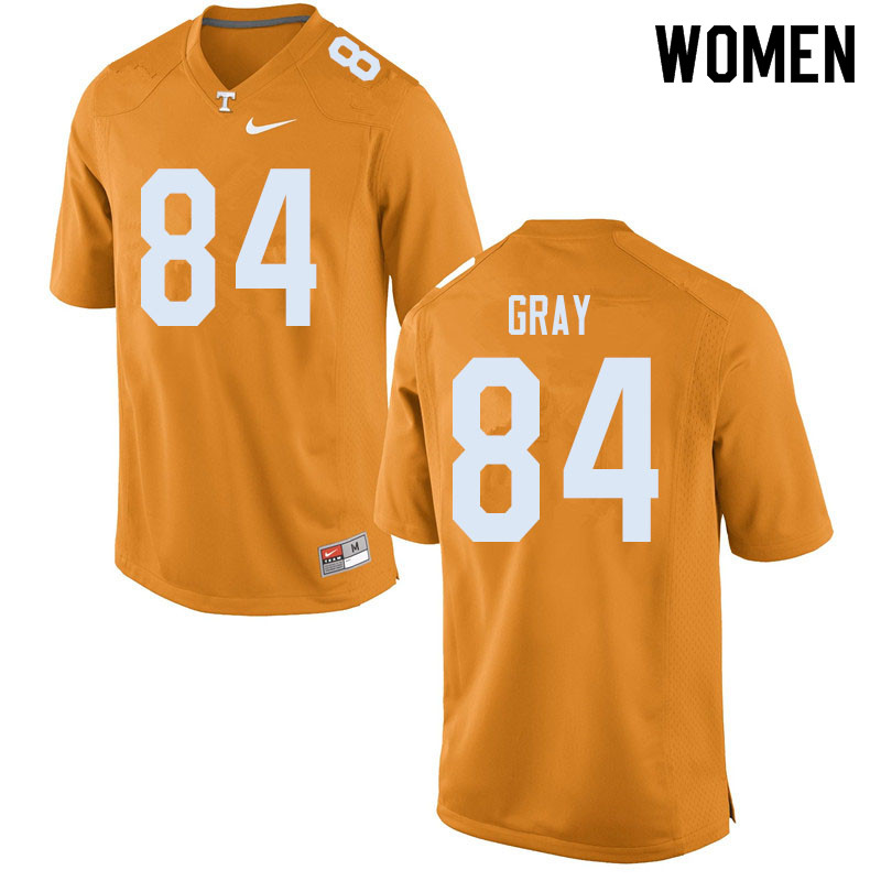 Women #84 Maleik Gray Tennessee Volunteers College Football Jerseys Sale-Orange - Click Image to Close